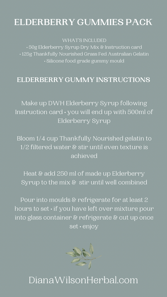 Elderberry Gummy Kit BACK ORDERED shipping from Thursday September 26th